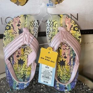 NWT - Cat & Jack Toddler Flip Flops.
